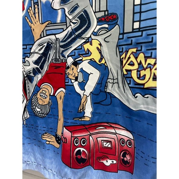 VTG one By one youth 14 Anime Mega Boot hip hop line dance boombox Graphic Shirt - Picture 4 of 9